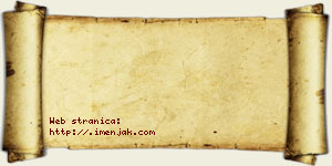 Kristina Poljaković vizit kartica